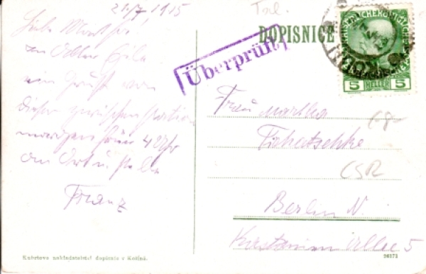 Köln an der Elbe 1915 95 005 ●